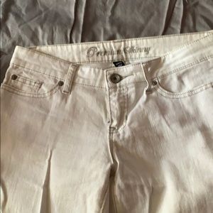 Gap premium skinny white jeans sz 4/27R